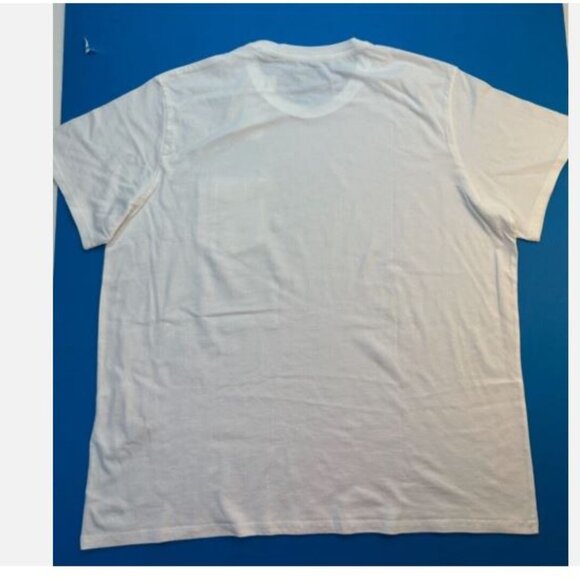 Levi's 100% Cotton T-Shirt Tee Men's Size XXL Chest Pocket Crew Neck White New - Picture 2 of 10
